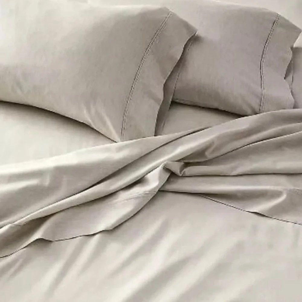 4pc Queen Mélange Dyed Sheet Set Gray - Hearth & Hand with Magnolia BRAND NEW